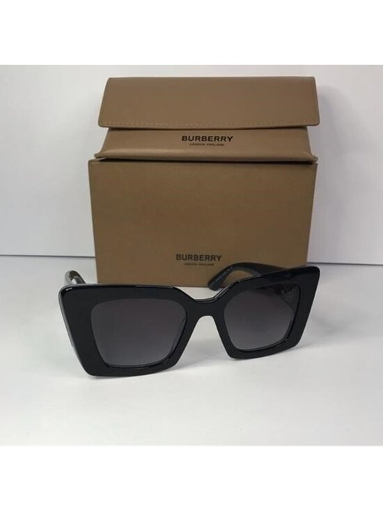 ? - New Authentic Burberry Dark Grey Cat Eye Ladies Sunglasses 0BE4344 main image 2
